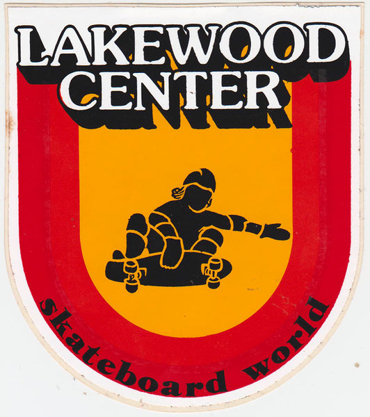1970's Original Vintage Lakewood Skatepark Sticker