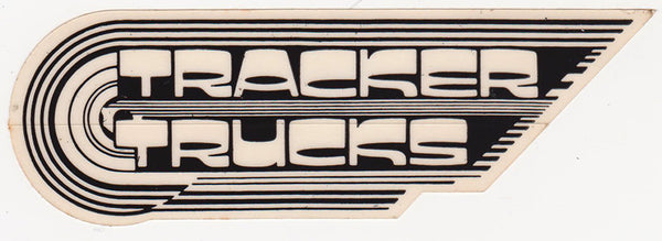 1970's Original Vintage Tracker Trucks Skateboard Sticker 