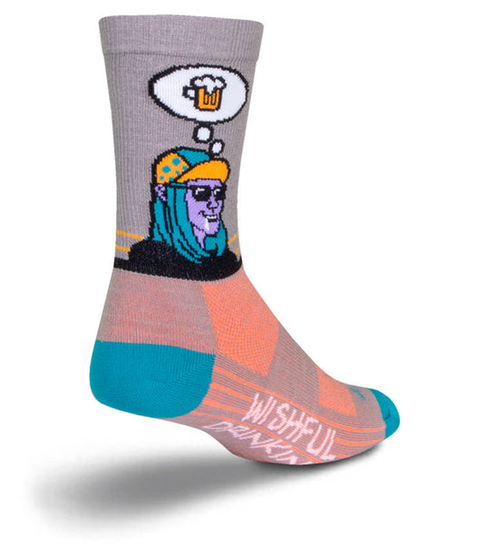 Sock Guy Thirsty Acrylic Crew Socks - RokzStreet.com