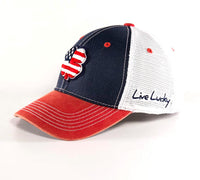 Black Clover USA 2T Viintage Snapback Hat Side - RokzStreet.com