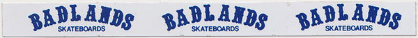 Original Badlands Helmet Sticker 1970s