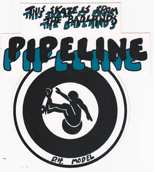 Original Upland Pipeland D.H. Model Sticker 1970's